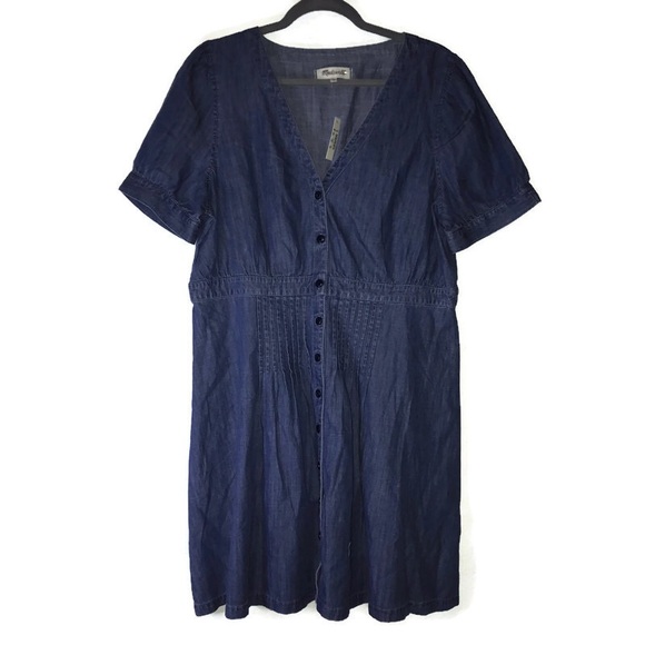 Madewell Dresses & Skirts - Madewell Denim Dress. Daylilly Dress, Size 16 BNWT